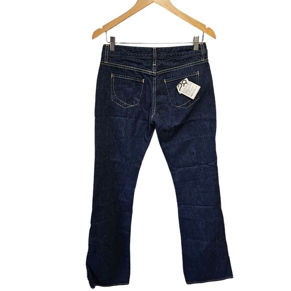 Paper Denim & Cloth Super Low 5 Flare Jeans Dark Wash Size 28 100% Cotton - Picture 4 of 4